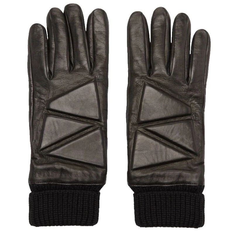 Negro de cuero Bottega Veneta Guantes y mitones para Mujeres