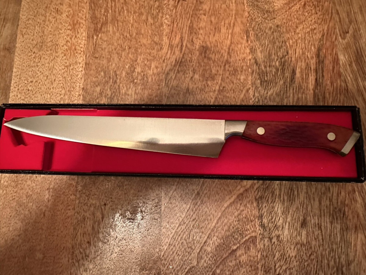 Nenohi Nenox Red Bone Handle Sujihiki 9.0