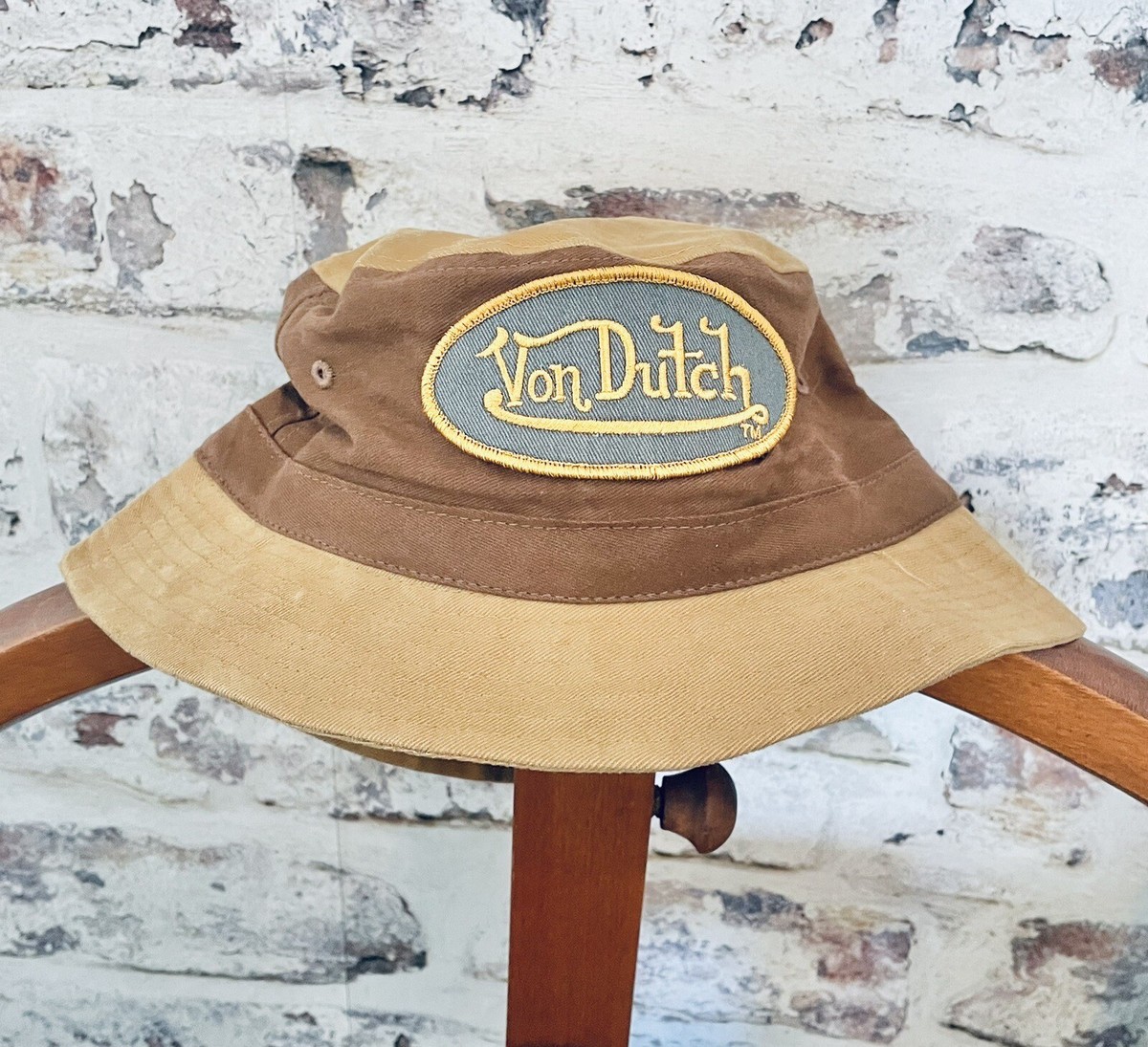 VON DUTCH　MOUNTAIN HAT　BUCKET HAT OLD Von Dutch Bucket Hat Summer Sun Shade Kids Patch Vintage