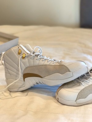 Air Jordan Retro 12 OVO White Metallic Gold Men's Size 13 | eBay