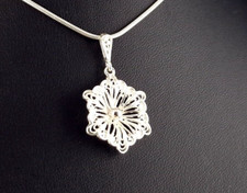 Pendant Silver Filigree Jewellery - Gorgeous Sterling 