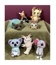 LOT OF 7 MINI CRITTERS - ONLY TWO WITH TUSH TAGS  PLUSH/STUFFED ANIMAL