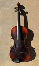 Vintage August Wilhelmj Violin Needs Restored W Case Full Size Read Description