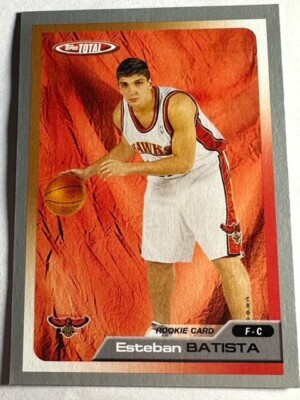 2005-06 Topps Total Silver NBA Atlanta Hawks Esteban Batista