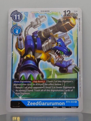 ZeedGarurumon - Great Legend - BT4-033 - Digimon