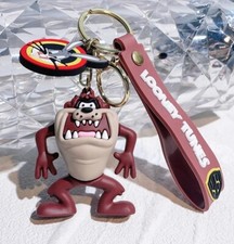 Looney Tunes Themed Tasmanian Devil 3D Rubber Keychain Bag Charm/Backpack Taz
