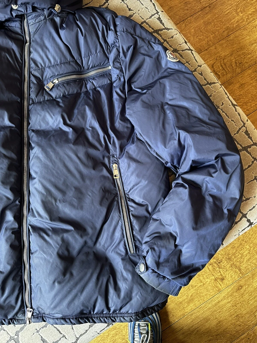 MONCLER BRAD GIUBBOTTO NAVY JACKET Size 7 XXL