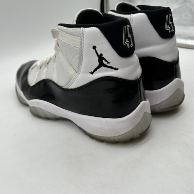 Size 13 - Jordan 11 Retro High Concord 2018 Black White Icy Sole