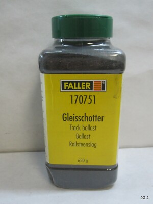 22.9oz Faller 170751 Track Ballast Grit Material Gleisschotter Grey 