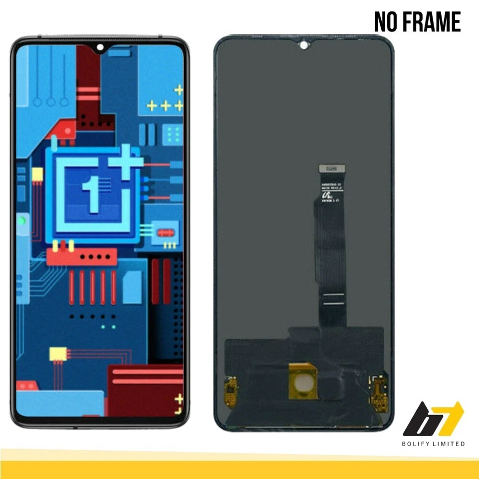 Genuine OLED LCD One Plus 7T 2019 Black Touch Screen Display Digitizer No Frame - Image 2 of 2