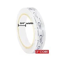 (12) Rolls ULINE S-3274 3/4" X 72 Yds 2.2 Mil Crystal Clear Tape ~FREE SHIPPING~