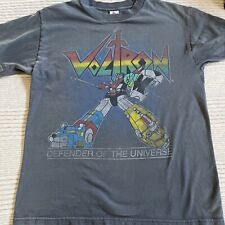 Vtg Gray Voltron Defender of the Universe Cotton t-shirt Adult M Alstyle Rare