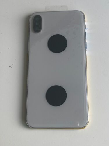 Boîtier en argent iPhone X qualité OEM avec petites pièces et haut-parleur - Photo 1 sur 10