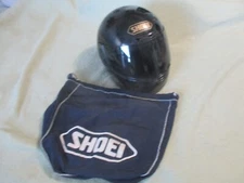 SHOEI RF-200 MOTORCYCLE HELMET + SMOKE VISOR  Size - L  7 3/8 - 7 1/2 with Bag