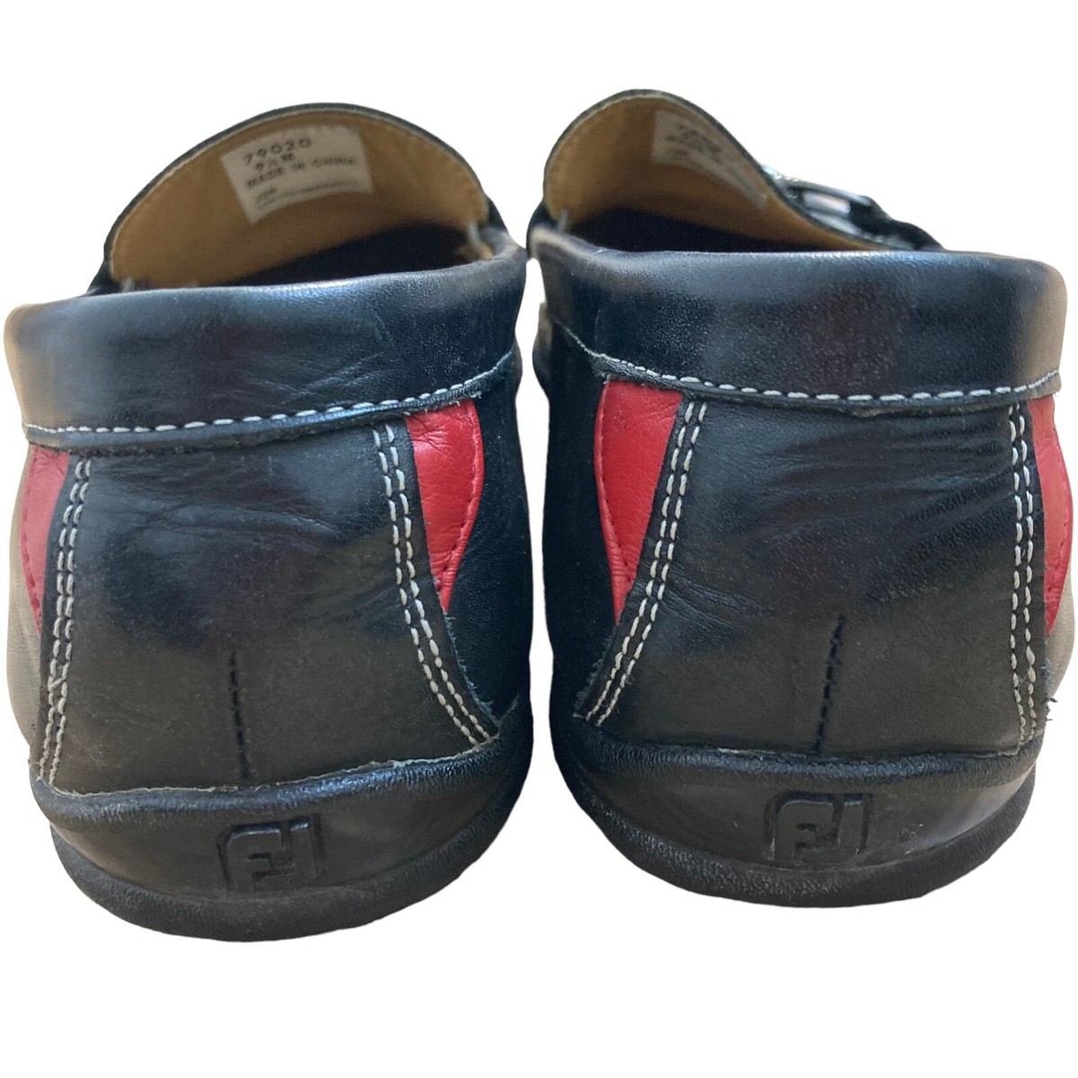 Men’s Footjoy Club Casual loafers NWT Black Leather Size 10.5 FootJoy Driving Moc Club Casuals Shoes main image 2