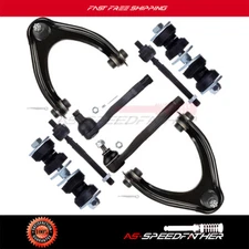 8 Pcs For 1996-2000 Honda Civic Front Upper Control Arm And Ball Joint Tie Rod