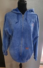 Vintage Gildan Sedona Arizona Blue Women Hoodie Butterfly Embroidery XL