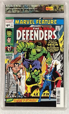 The Defenders Marvel Feature #1   SVG 9.8   ! facsimile 2019  ￼wow!!!