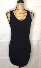 Vero Moda Sarafina Mini Dress XS Women's Black Bodycon Tank Sleeveless Stretch