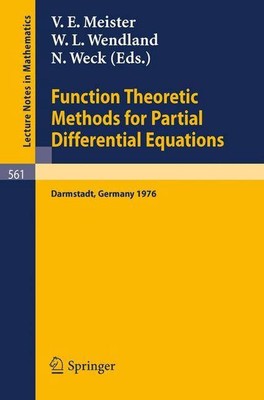 Function Theoretic Methods for Partial Differential Equations: Proceedings of th