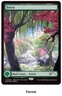 Forest Foil 2025 Year of the Snake Promo NM MTG