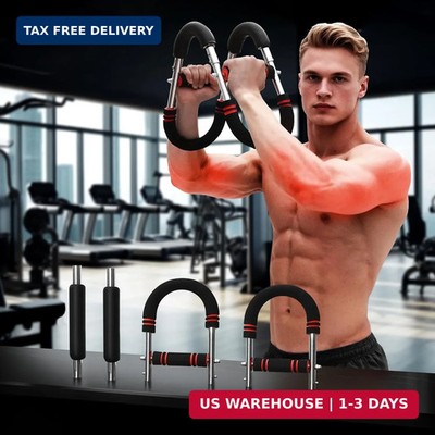 Power Twister Arm Trainer, Adjustable Chest Exerciser Arm Exercise Equipment wit