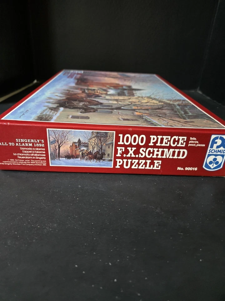 Vintage/ Preowned/ Complete 1000 Piece F. X. Schmid jigsaw puzzle - Image 4 of 4