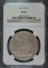 1877-S Trade Dollar XF45 NGC, JK-25, S/S tilted. Offering combined shipping.