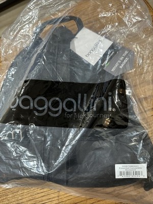 Baggallini Essential Mini Backpack Purse for Women - Built-in RFID Card Black 