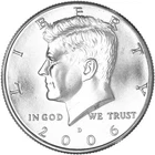 2006 D Kennedy Half Dollar Uncirculated from Mint Set
