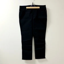NWT Bandolino Amy Jeans Women's Size 18 Black Super Stretch Straight Leg