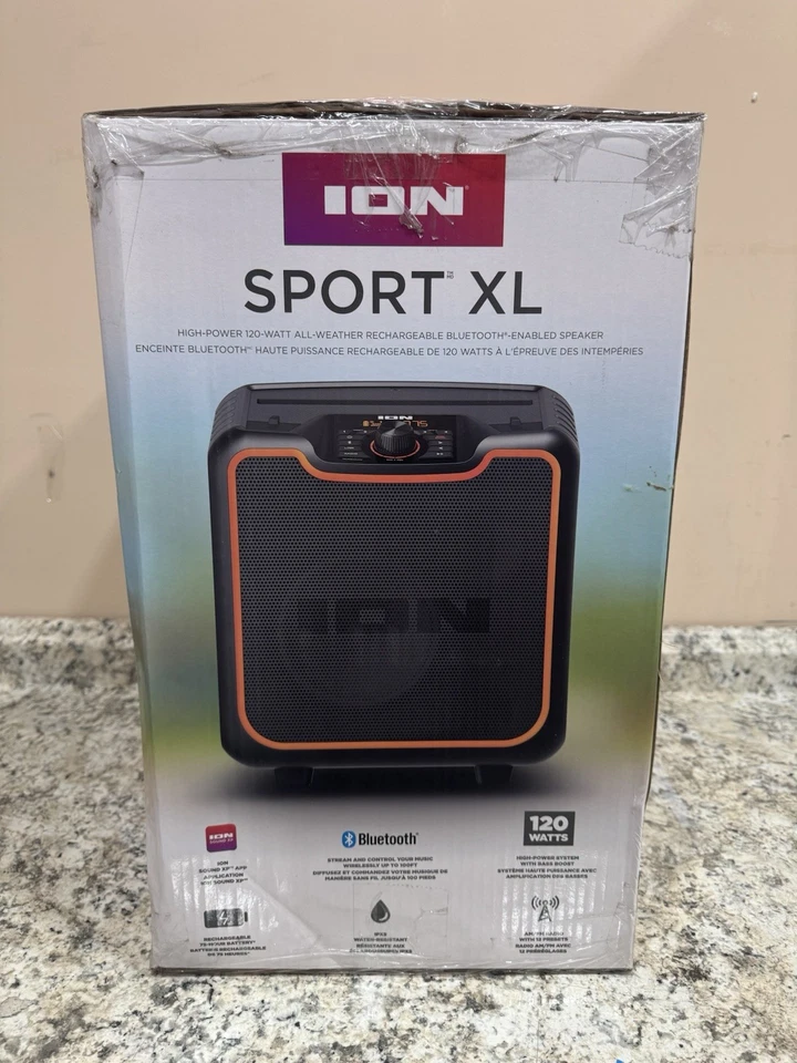 ION Audio Sport XL MK3 High-Power All-Weather Rechargeable Bluetooth Speaker - Image 3 of 4