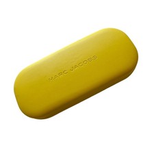 Marc Jacobs Sunglasses Case Women OS Yellow Hard Shell Clamshell With Cloth
