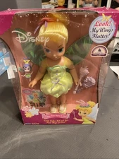 Disney Little Tinker Bell 15" Doll Before Once Upon A Time Toy Wings Flutter NIB