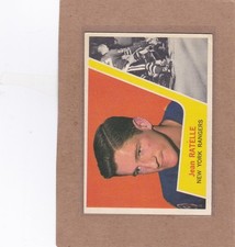 1963-64 TOPPS HOCKEY JEAN RATELLE #63 RANGERS VGEX *A48731