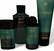 Bath Body Works The Men's Shop Freshwater OR Ocean 4 Piece Set NEW SEALED