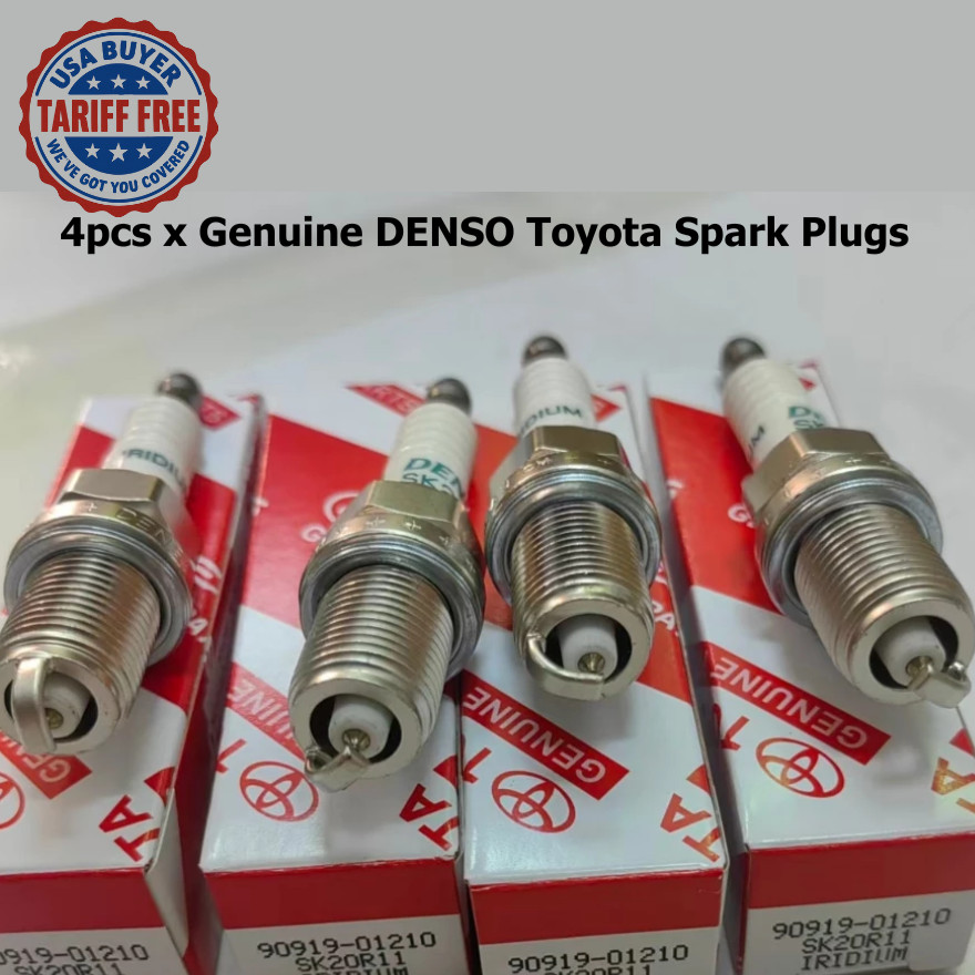 4pcs Genuine Denso Iridium Spark Plugs OEM 90919-01210 SK20R11 3297  For Toyota