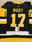 JSA COA BRYAN RUST Signed Autographed Pittsburgh Penguins Hockey Jersey