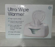 Hiccapop Ultra Wipe Warmer/Baby Wipes Dispenser w/ Night Light - BRAND NEW