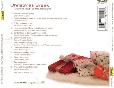 VARIOUS ARTISTS CHRISTMAS BREAK: RELAXING JAZZ FOR THE HOLIDAYS NEW CD