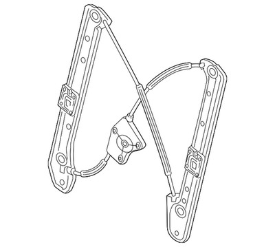 Genuine Volkswagen Window Regulator 3CN-837-462-A