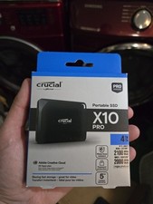 Crucial X10 Pro 4TB Portable SSD CT4000X10PROSSD902 NEW Factory Sealed