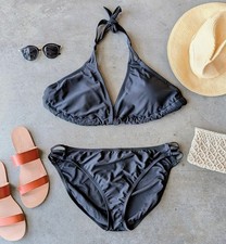 Swimsuits For All Black Bikini Set Swimsuit size 14/16