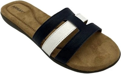 Array Sarasota Women s Blue And White Sandals Shoes Size 8.5