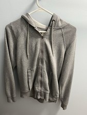 Grey zip up jacket size S