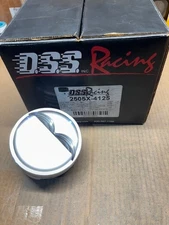 400 Chevy Forged -21cc Dish Top DSS Racing GSX pistons. 4.125" Bore