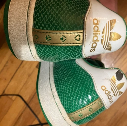 Adidas Gilbert Arenas Las Vegas Superstar 1 Lux Size 13 Men's Green #0463882 - Picture 7 of 7