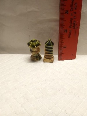 Vintage Temple Figurine Japan Figure Knick Knack Display