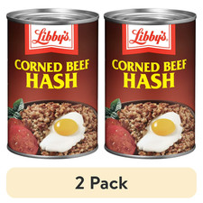 (2 pack) Libby's Corned Beef Hash, 37g Protein Per Serving, Canned Food, 15 oz.