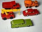 LOT OF 5  VINTAGE MATCHBOX LESNEY DIECAST CARS & VEHICLES  #6